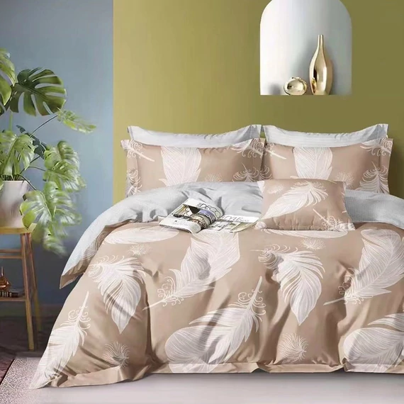 Set di biancheria da letto di alta qualità Charlize 3 D-03, 7 pezzi