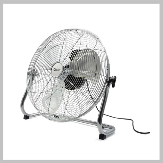 Ventilatore da pavimento in acciaio Geko 35 cm G80472