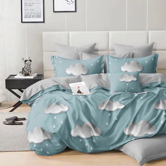 Set di biancheria da letto di alta qualità, 7 pezzi Gabrielle 10 BL-06