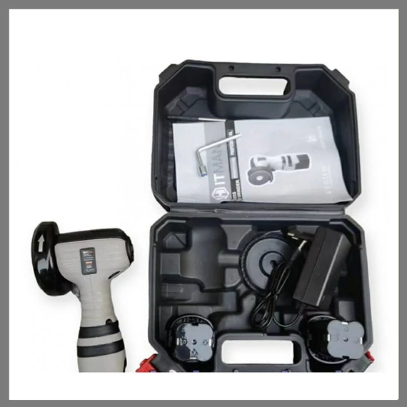 Set smerigliatrice angolare a batteria 75 mm H-1119