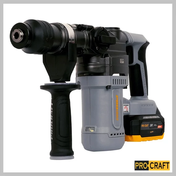 PROCRAFT trapano a percussione professionale a batteria con spazzola di carbone HD20A