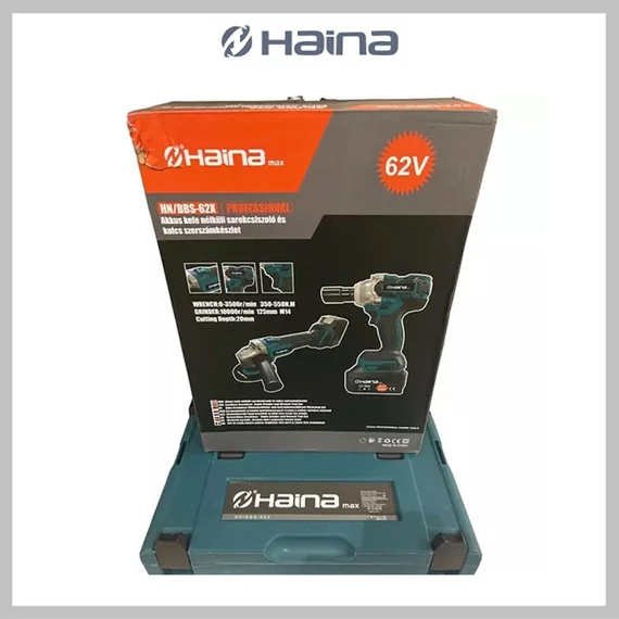 Avvitatore a percussione e smerigliatrice angolare Haina HN/BBS-62X