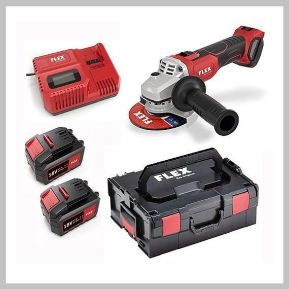 Smerigliatrice angolare a batteria HITMAN a velocità variabile - 2 batterie HT-M18-6808XC