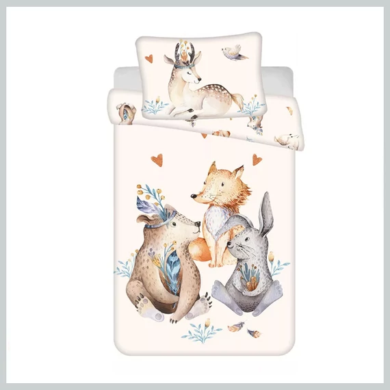 Copriletto Animal Woodland 100×135 cm, 40×60 cm JFK038307