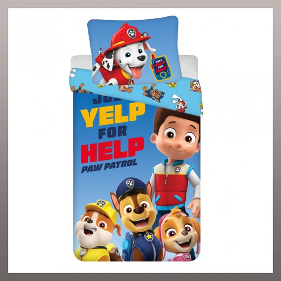 Biancheria da letto Paw Patrol Yelp 140x200 cm JFK078677