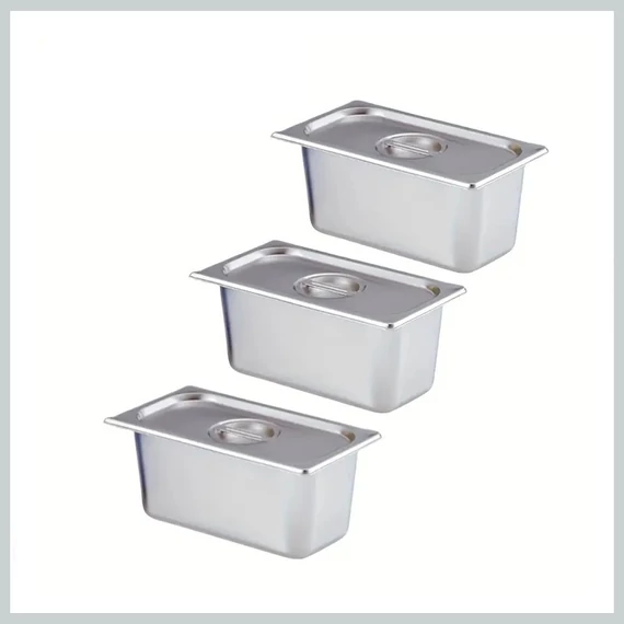 Set di contenitori in acciaio inossidabile - 3 pezzi JR1717259-3
