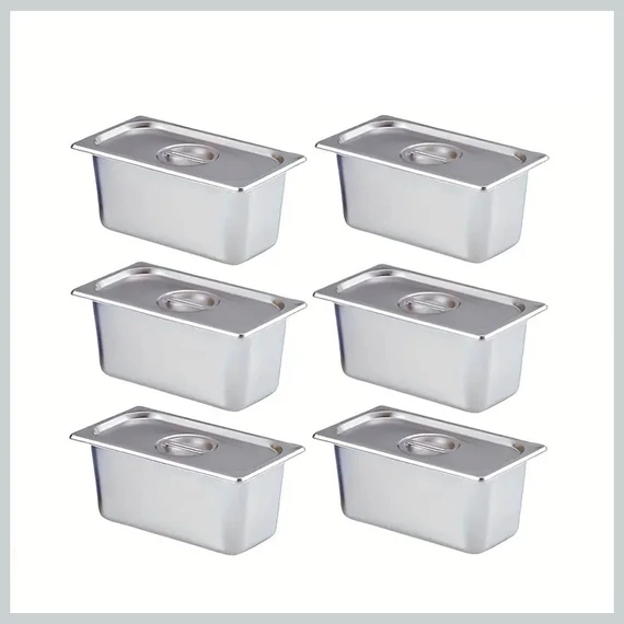 Set di contenitori in acciaio inossidabile - 6 pezzi JR1717259-6