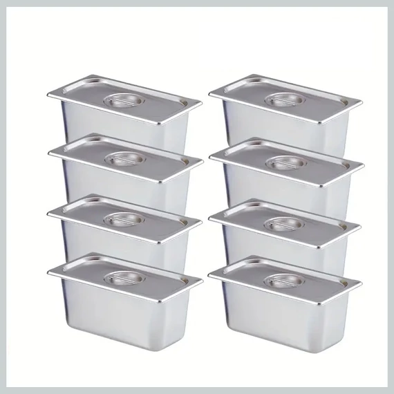 Set di contenitori in acciaio inossidabile - 8 pezzi JR1717259-8