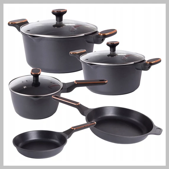 Set premium di pentole e padelle a induzione KingStyle – modello 07166