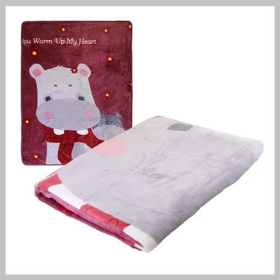 Coperta di peluche con cavallo del Nilo KOC04
