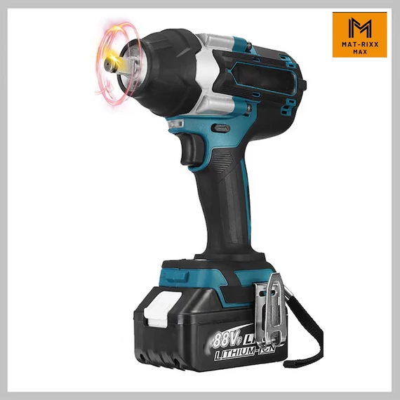 Avvitatore a impulsi a batteria MAT-RIXX Max con LED – 88V LI01