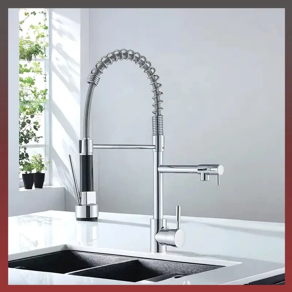 Lavello da cucina con doccia, argento LW809534-E