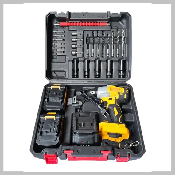 THO Avvitatore a impulsi 2 Db, 25 Db con accessori Batteria 48V M-8066