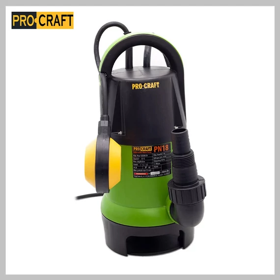 POMPA SOMMERGIBILE PER FANGHI D'ACQUA PROCRAFT PN18 | PN18