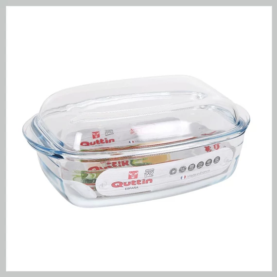 Piastra rettangolare con coperchio QT-8890430R
