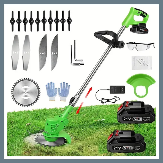 Tagliabordi elettrico a batteria 21V con batteria QU181350