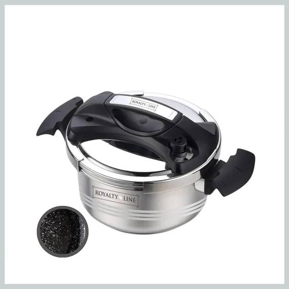 Pentola a pressione in acciaio inox 26 cm 6 L Royalty Line RL-24PS6LM