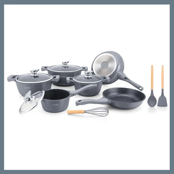 Set da tavola Royalty Line 10 pezzi, grigio RL-BS1010M-GRY
