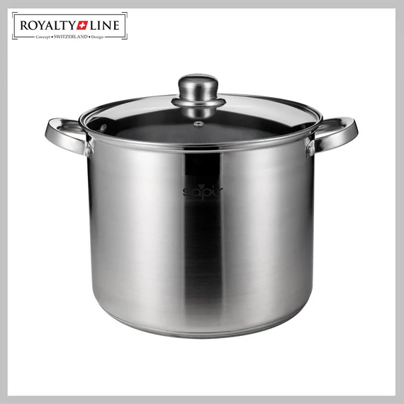 Pentola a induzione Royalty Line con coperchio 19 litri 34 x 24 cm RL-IN19
