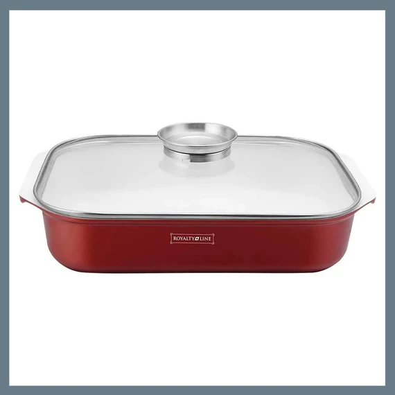 Royalty Line Teglia per arrosti con rivestimento in marmo 34 cm RL-ARG34ML