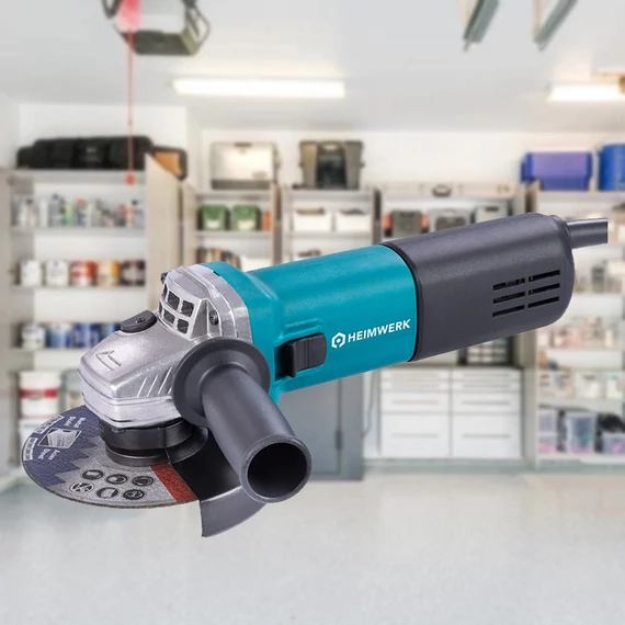 HEIMWERK SC-1050MS Smerigliatrice angolare a velocità variabile 125 mm, 1050W
