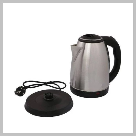 Bollitore elettrico lucido, INOX 1500 W, capacità 2 litri, spegnimento automatico, LED SHN1500