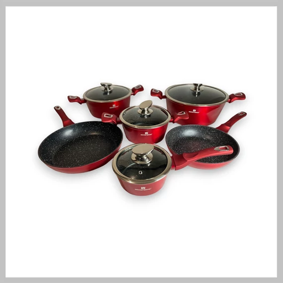Set da 10 pezzi Silver Royal Metallic Line con rivestimento in marmo SR-2020