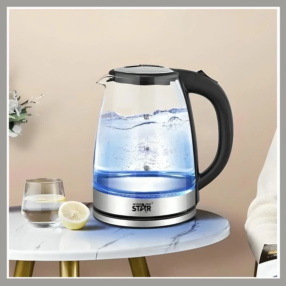 WINNING STAR Teiera elettrica in vetro ST-6017