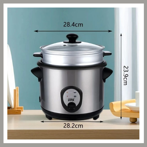 WINNING STAR Cuoci riso elettrico - 1,8 litri, 700 W ST-9351
