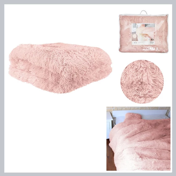 COPRILETTO ROSA SOFFICE 220X240CM TX9146