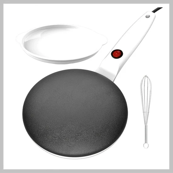 EANE Macchina elettrica per pancake tondi 1000W, bianco VL1248038