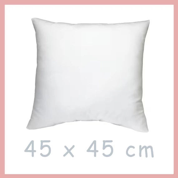Cuscino bianco 45 cm x 45 cm