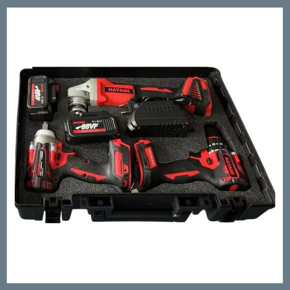 Set di utensili a batteria al litio Hayami 3 pezzi – Modello HA-1012