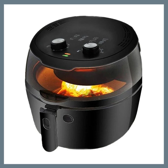 Friggitrice ad aria Nineshield con pala rotante, 8L 1500W – KB6001M holm9637