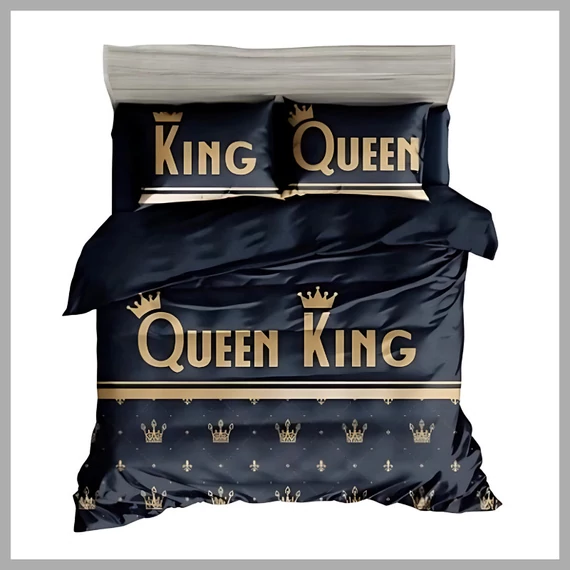 7 pezzi di biancheria da letto spessa Re e Regina 13 XZ king13