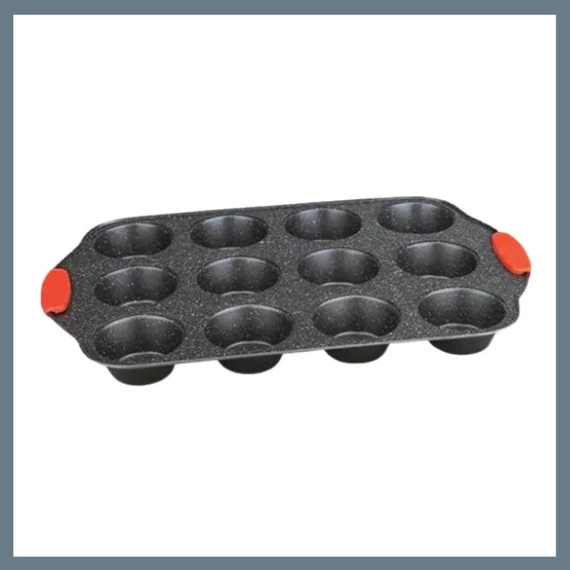 Teglia per muffin da 12 pezzi Royalty Line con rivestimento in marmo