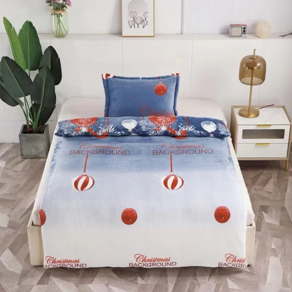 ORNAMENT Coperta di Natale in micropile 180 x 200 ornament180