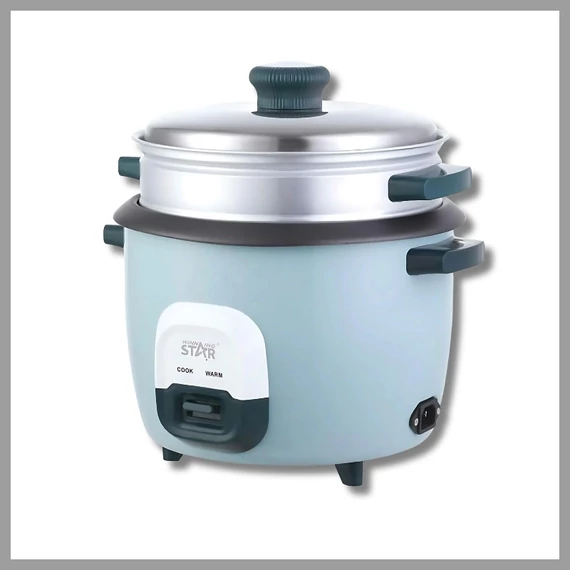 Cuociriso WINNING STAR da 2,8 litri con pentola a vapore da 1000 W ST-9344