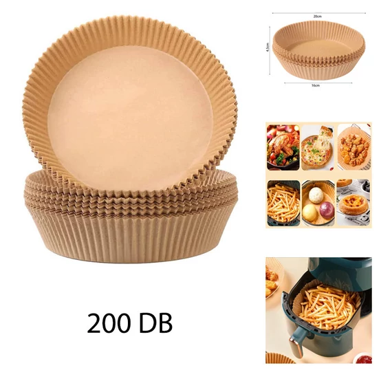 Carta da forno per friggitrice ad aria 200 pezzi (4x50)