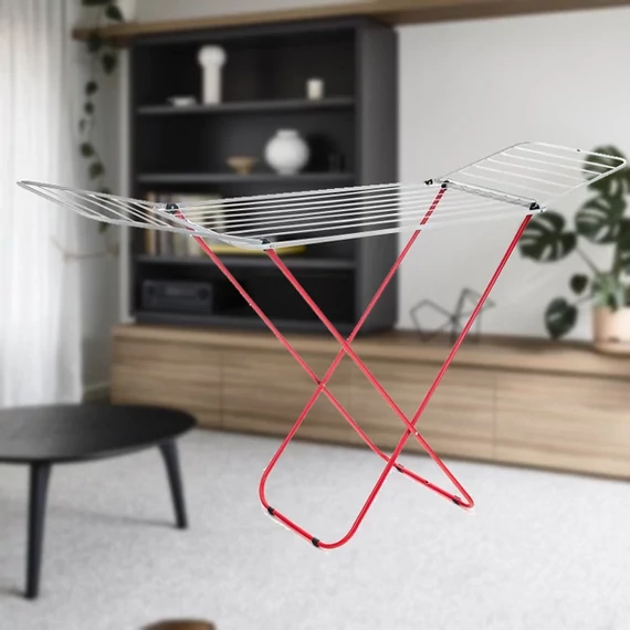 Stendibiancheria VETRO-PLUS ECONOMY 16 m bianco-rosso – 01501016