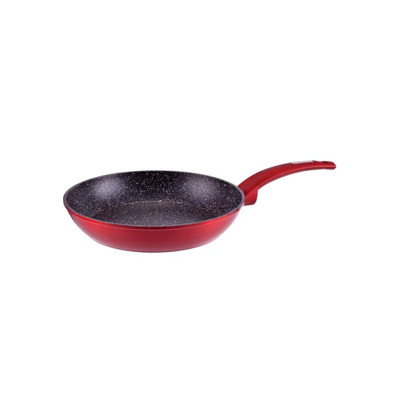 Padella in Alluminio con Rivestimento Antiaderente Perfect Home Metal Red Line 26 cm – Modello 10404