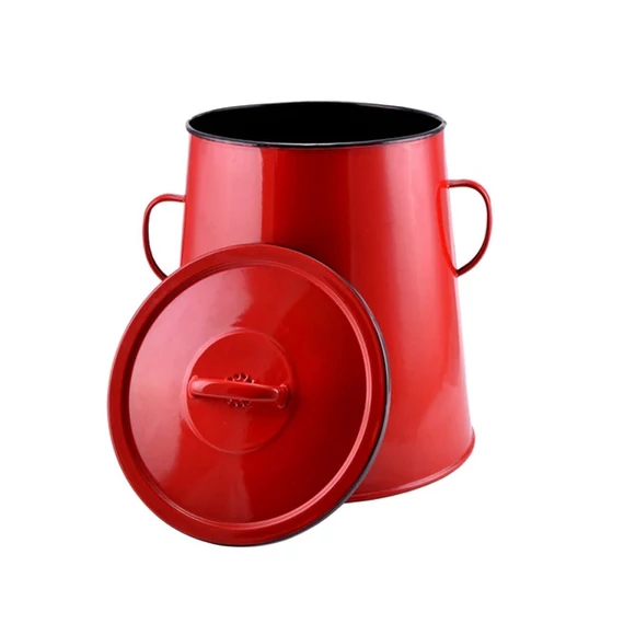 Perfect Home Vaschetta per grassi smaltata 20 litri rosso 10429