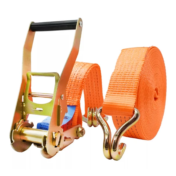 Cinghia di ancoraggio a cricchetto – 10 m, set da 2 pezzi