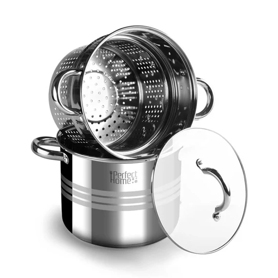 Pentola per Pasta in Acciaio Inox Perfect Home 20x16 cm – Modello 14216