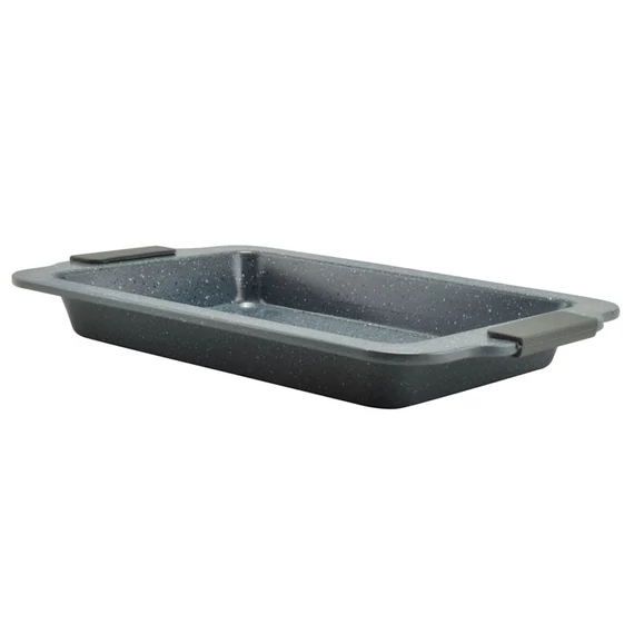 Teglia con Rivestimento Antiaderente Perfect Home 37x23 cm con Manici in Silicone – Modello 15714