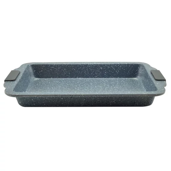 Teglia con Rivestimento Antiaderente Perfect Home 40,5x26 cm con Manici in Silicone – Modello 19136