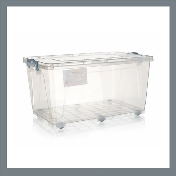 Scatola portaoggetti multifunzionale con ruote – 50 L – 43939721
