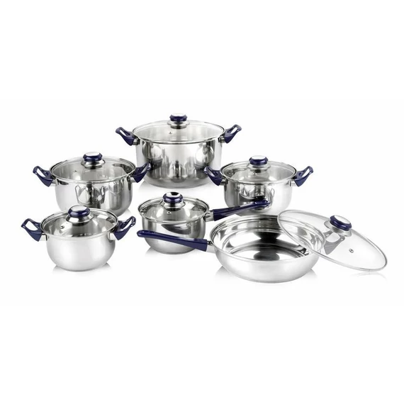 VETRO-PLUS CELESTE Set di pentole da 12 pezzi 48726512