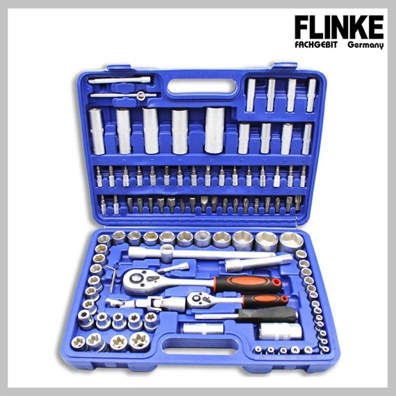 Set di utensili a cricchetto Flinke da 108 pezzi FK108