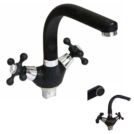 Rubinetto in ceramica nera FK8526